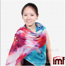 New arrival beautiful lotus scarf women scarves with flower design